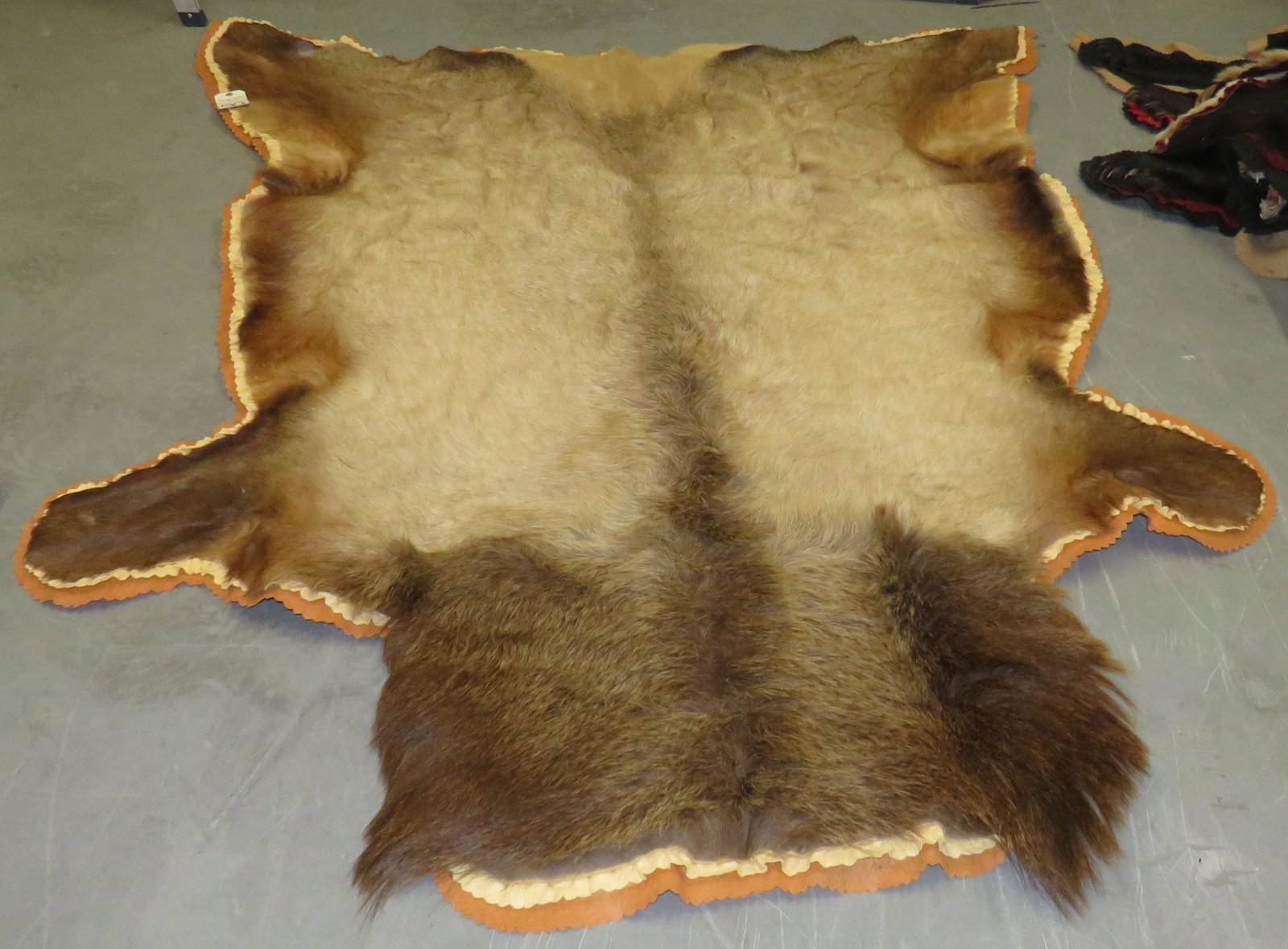 BULL ELK RUG TAXIDERMY: 85" X 72"