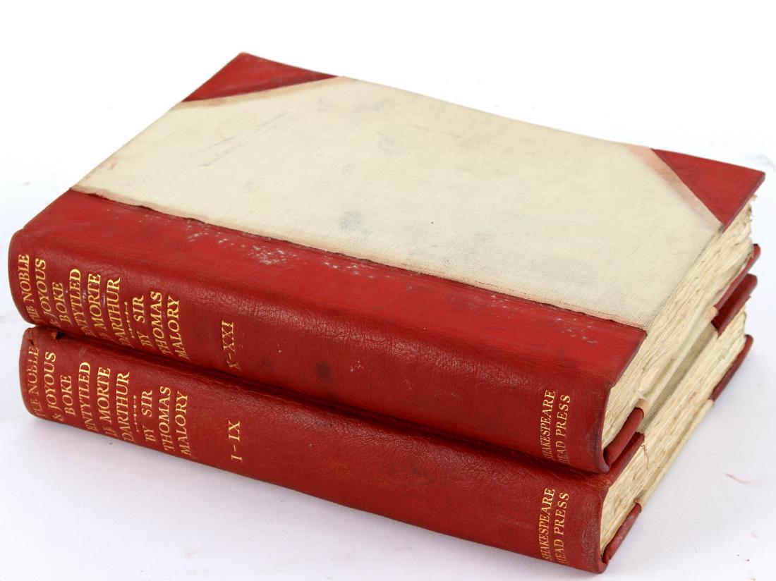 Malory, Sir Thomas. Morte D'Arthur, 2 volumes, No. 157 (1 of 1)