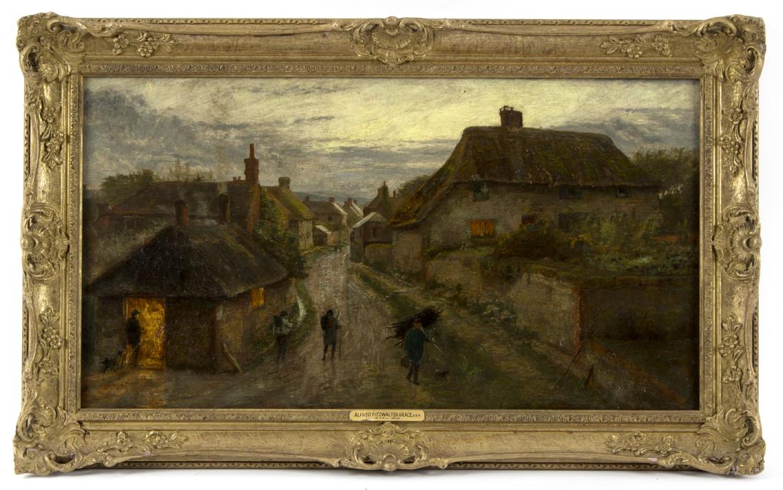 Alfred Fitzwalter Grace (1844-1903)/The Village (1 of 2)