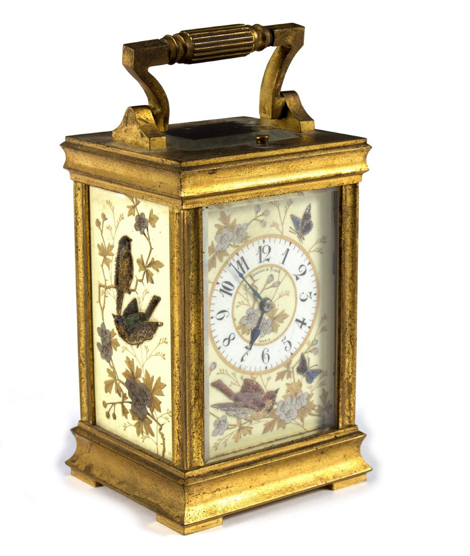 A French carriage clock, Edward & Sons, Paris, with (1 of 1)