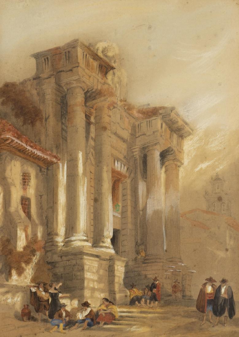 After David Roberts/Ancient Roman Gateway, (1 of 1)