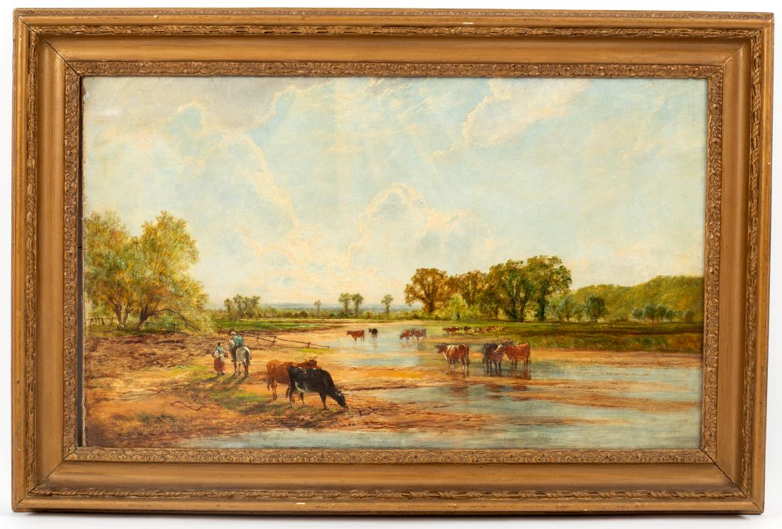 William Shayer Senior (1788-1879)/A Summer Idyll/signed: William Shayer Senior (1788-1879)/A Summer Idyll/signed lower left/oil on canvas, 46cm x 76.5cm/