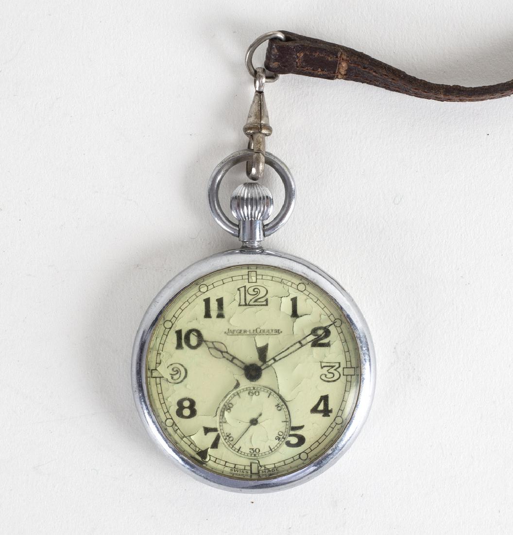 A Jaeger-LeCoultre military open faced pocket watch, (1 of 2)