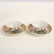 A pair of 18th Century Chinese tea bowls and saucers, - 3