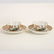 A pair of 18th Century Chinese tea bowls and saucers, - 5