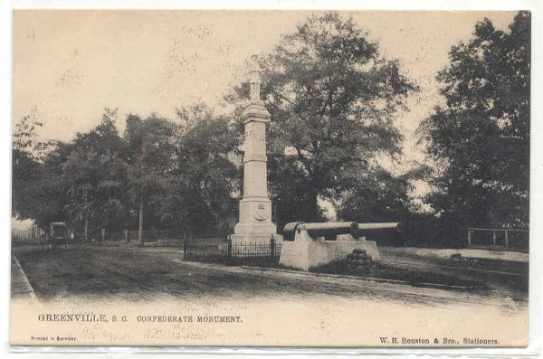 SC Greenville Confederate Monument Tucks