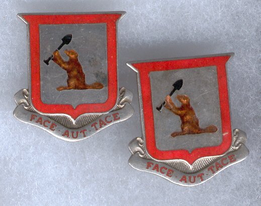 Pair of Military Unit Crest