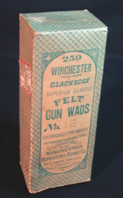 Winchester box Black Edge Felt Gun Wads