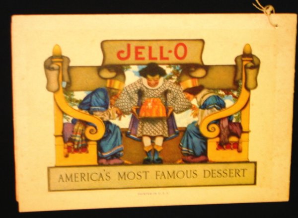 Jello book Maxfield Parrish: writing on one side, otherwise very good condition