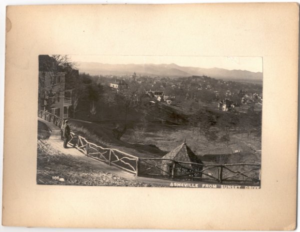 1800's Photograph Asheville NC Skyline Dr - 2
