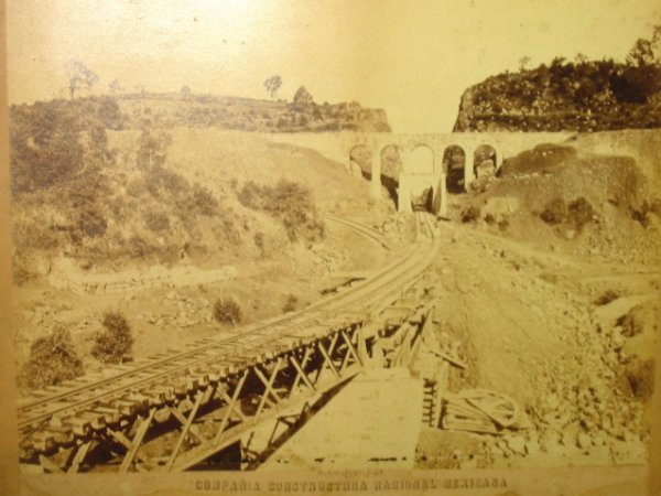 1800's photo Mexico Aqueduct Jajalpa