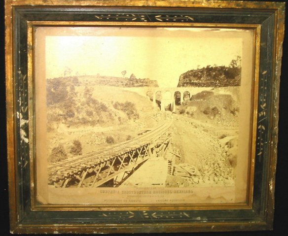 1800's photo Mexico Aqueduct Jajalpa - 3