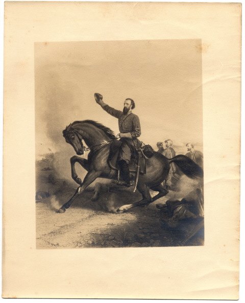 Robert E. Lee & Stonewall Jackson photo engravings
