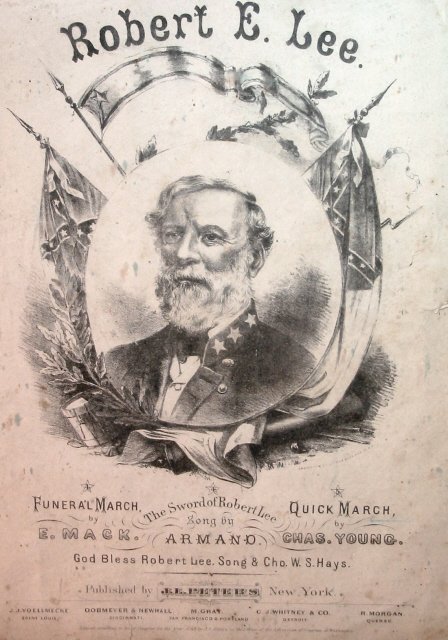 Framed Sheet Music - Robert E. Lee - 2