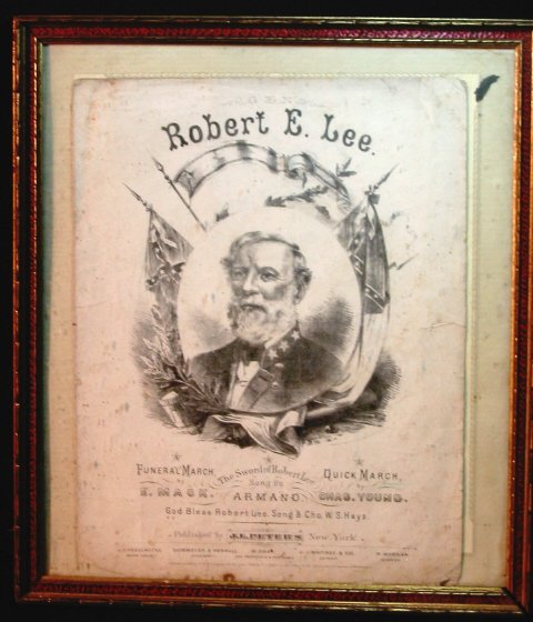 Framed Sheet Music - Robert E. Lee - 3
