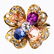 A CONTEMPORARY 18CT YELLOW GOLD RING BY RENE KERN, the