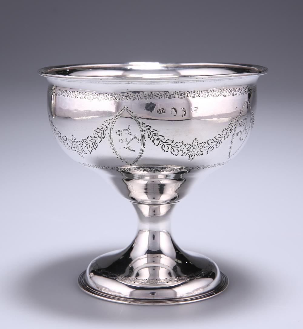 A GEORGE III IRISH SILVER SUGAR BOWL  by Matthew West, (1 of 3)