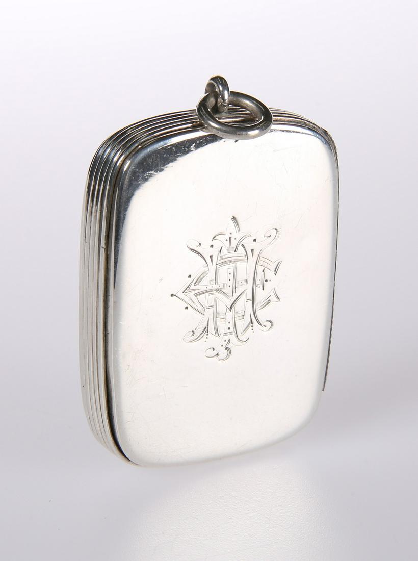 A VICTORIAN SILVER VESTA WITH SECRET OPENING  by Deakin (1 of 1)