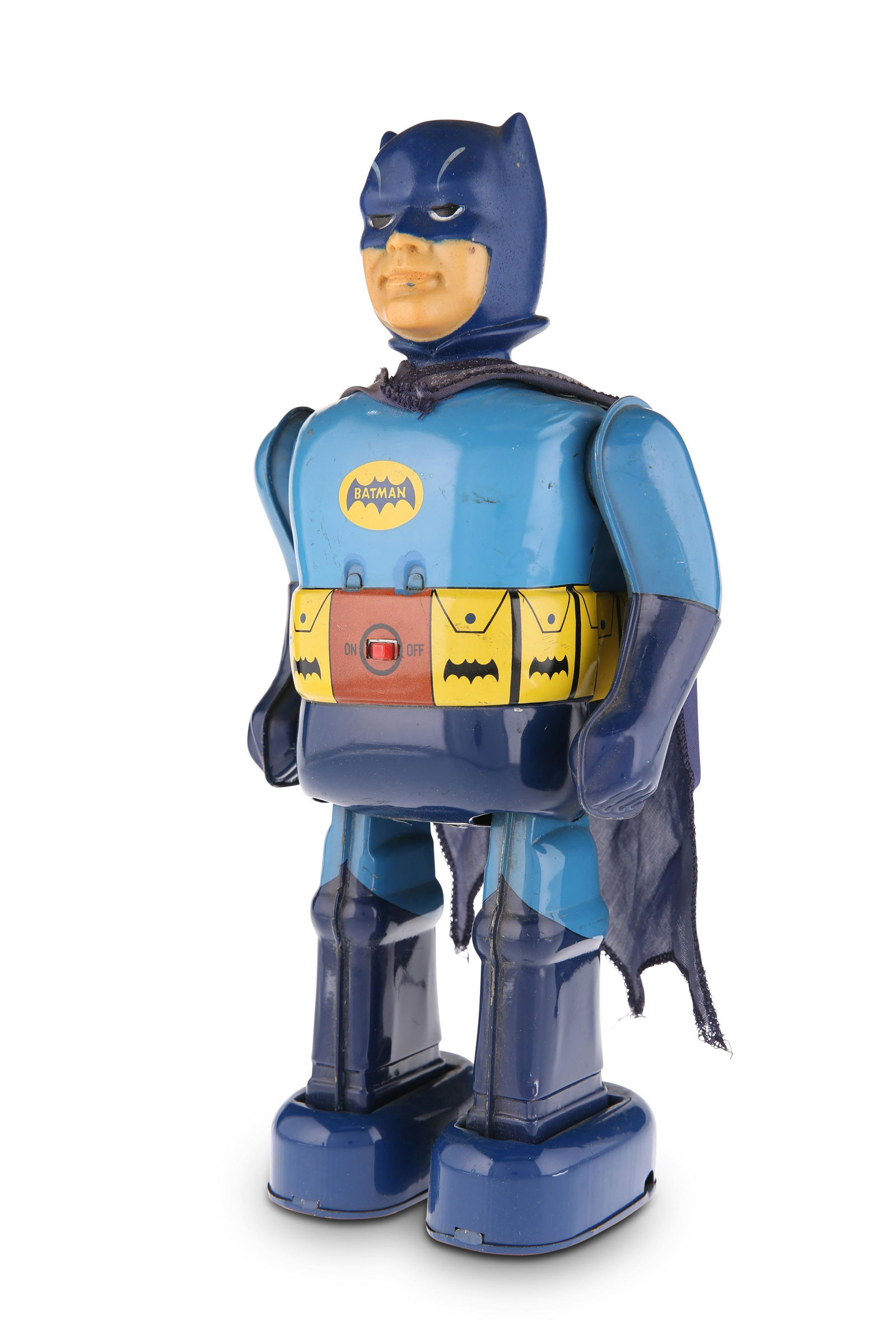 A BATTERY-OPERATED JAPANESE TINPLATE BATMAN ROBOT, (1 of 1)