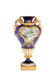 A ROYAL WORCESTER TWO-HANDLED PORCELAIN VASE, of