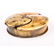 AN EARLY 19TH CENTURY HORN SNUFF BOX, circular,