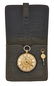 AN 18K GOLD BAUME POCKET WATCH, circular gilt dial