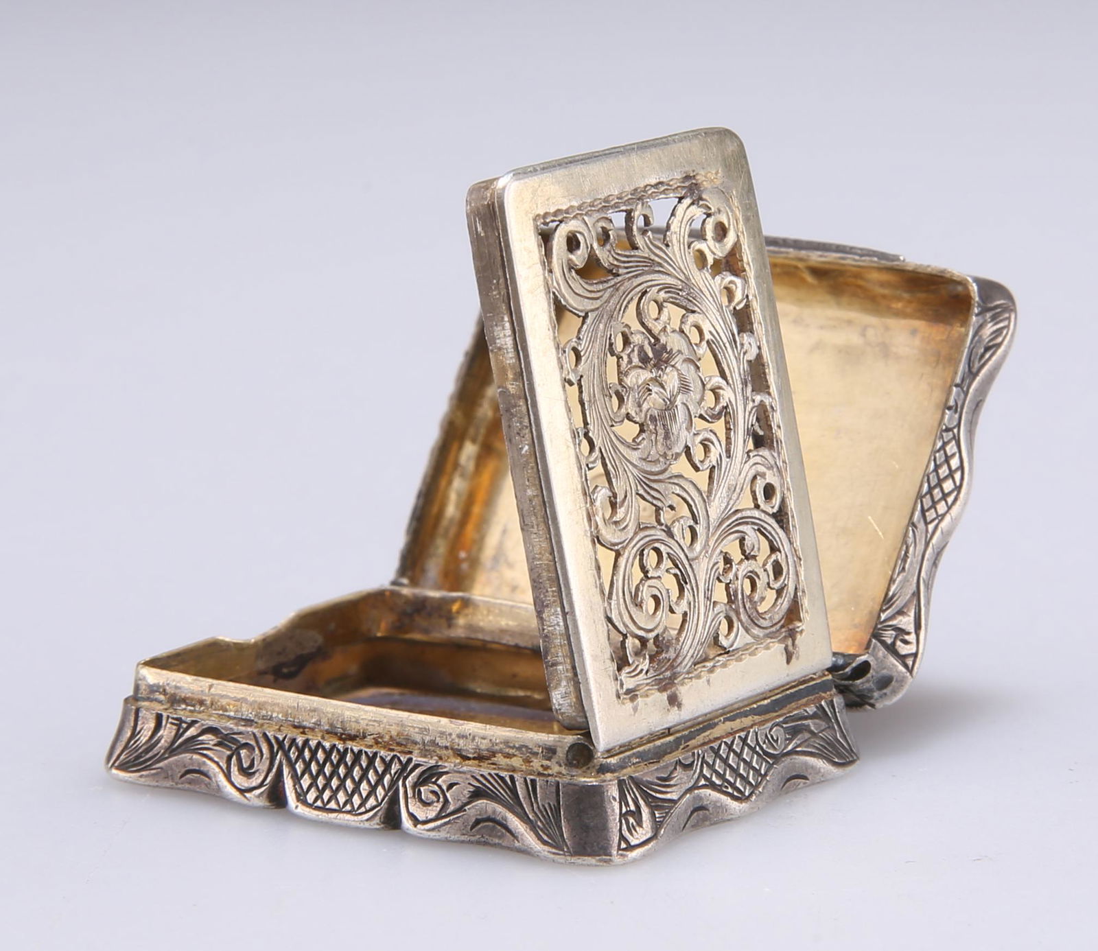 A VICTORIAN SILVER VINAIGRETTE, by Edward (1 of 3)