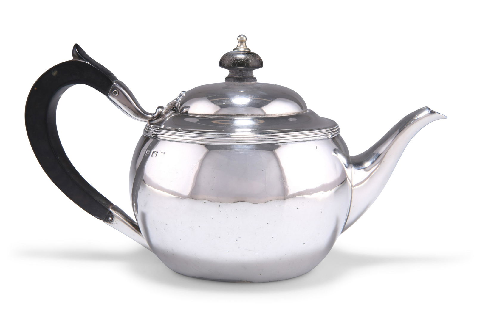 A GEORGE V SILVER TEAPOT, by Elkington & Co Ltd, (1 of 3)