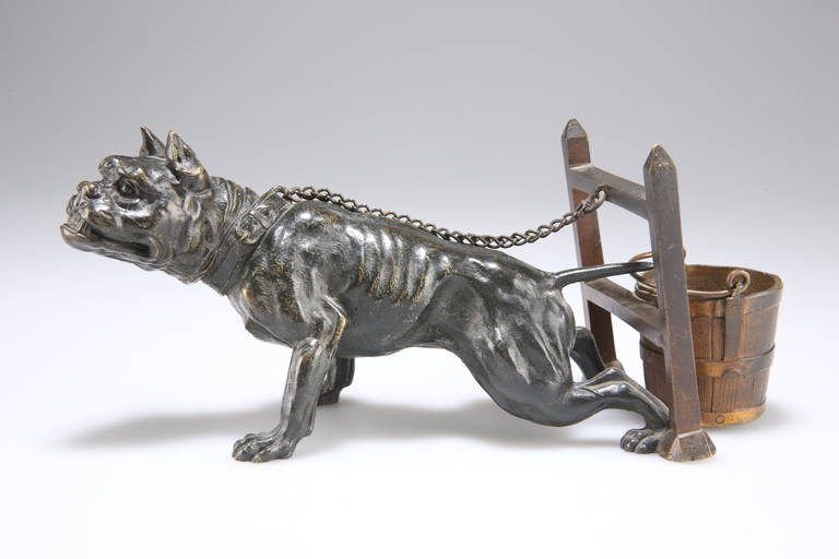 An Austrian Bronze Of An American Bully, 19th Century,