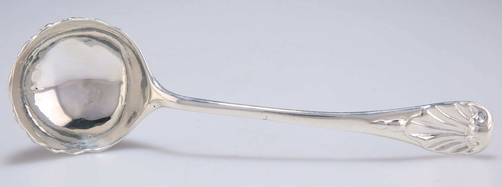A GEORGE III SILVER SAUCE LADLE, maker RG, London 1788, (1 of 3)