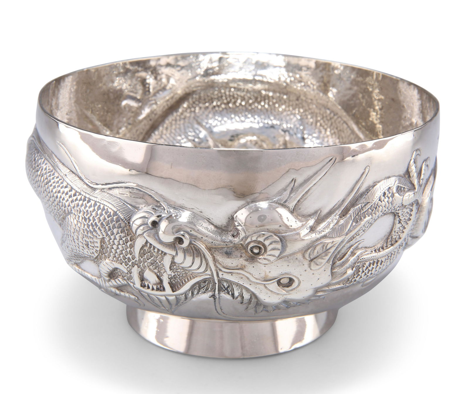 A CHINESE EXPORT SILVER BOWL, late 19th/early 20th (1 of 1)
