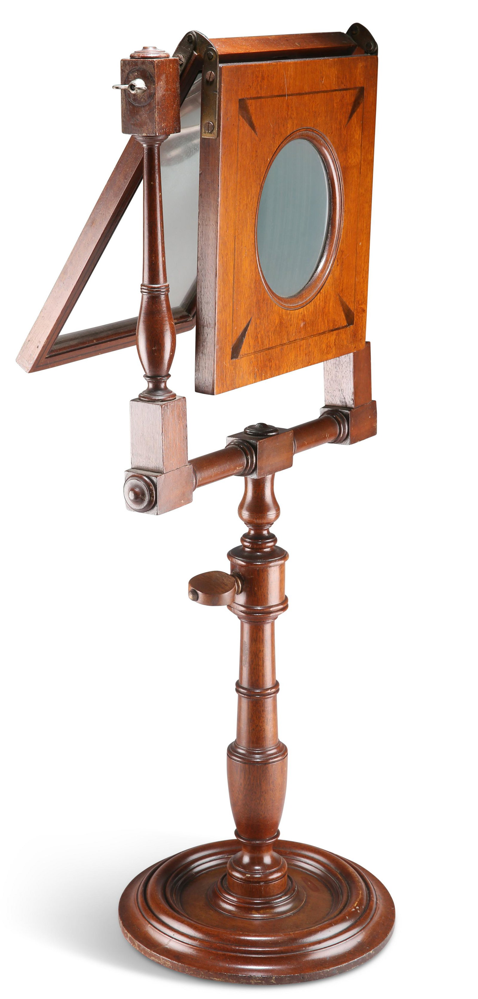 A GEORGE III MAHOGANY AND INLAID ZOGRASCOPE, typical (1 of 1)