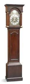 AN 18TH CENTURY OAK EIGHT-DAY LONGCASE CLOCK, signed William Yeoman, Gisbrough (Guisborough), the 12 (1 of 2)