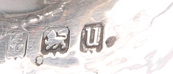 A PAIR OF GEORGE V SILVER AND OAK CANDLESTICKS (1 of 1)