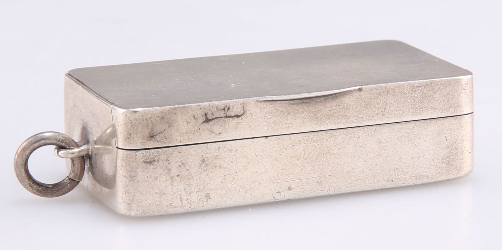 AN EDWARDIAN SILVER DOUBLE SOVEREIGN CASE (1 of 1)