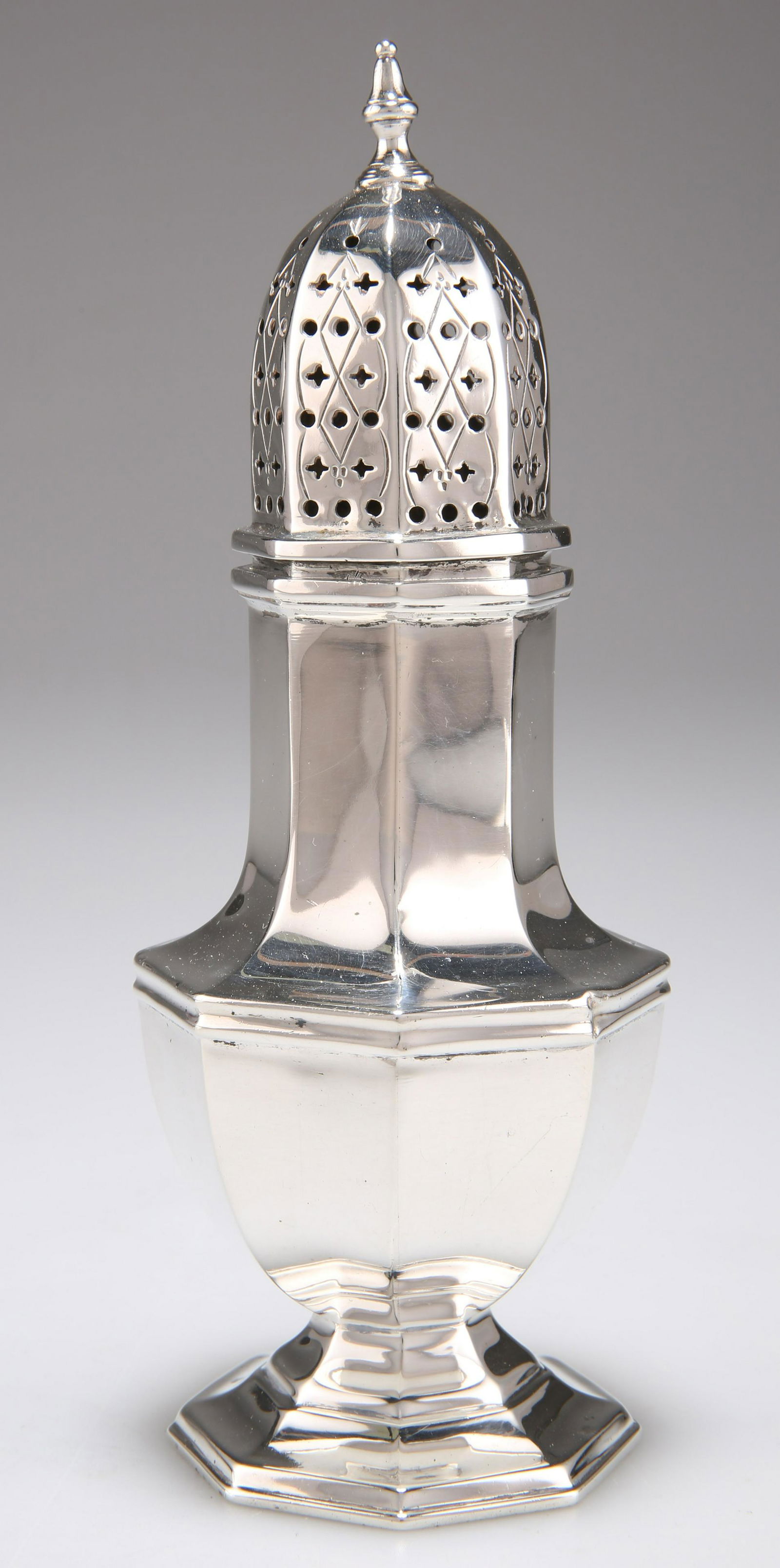 AN EDWARD VIII SILVER SUGAR CASTER (1 of 1)