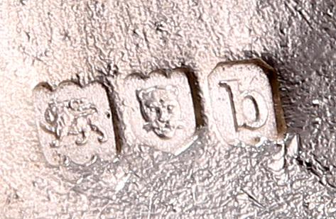 A VICTORIAN CAST SILVER TAPERSTICK (1 of 1)