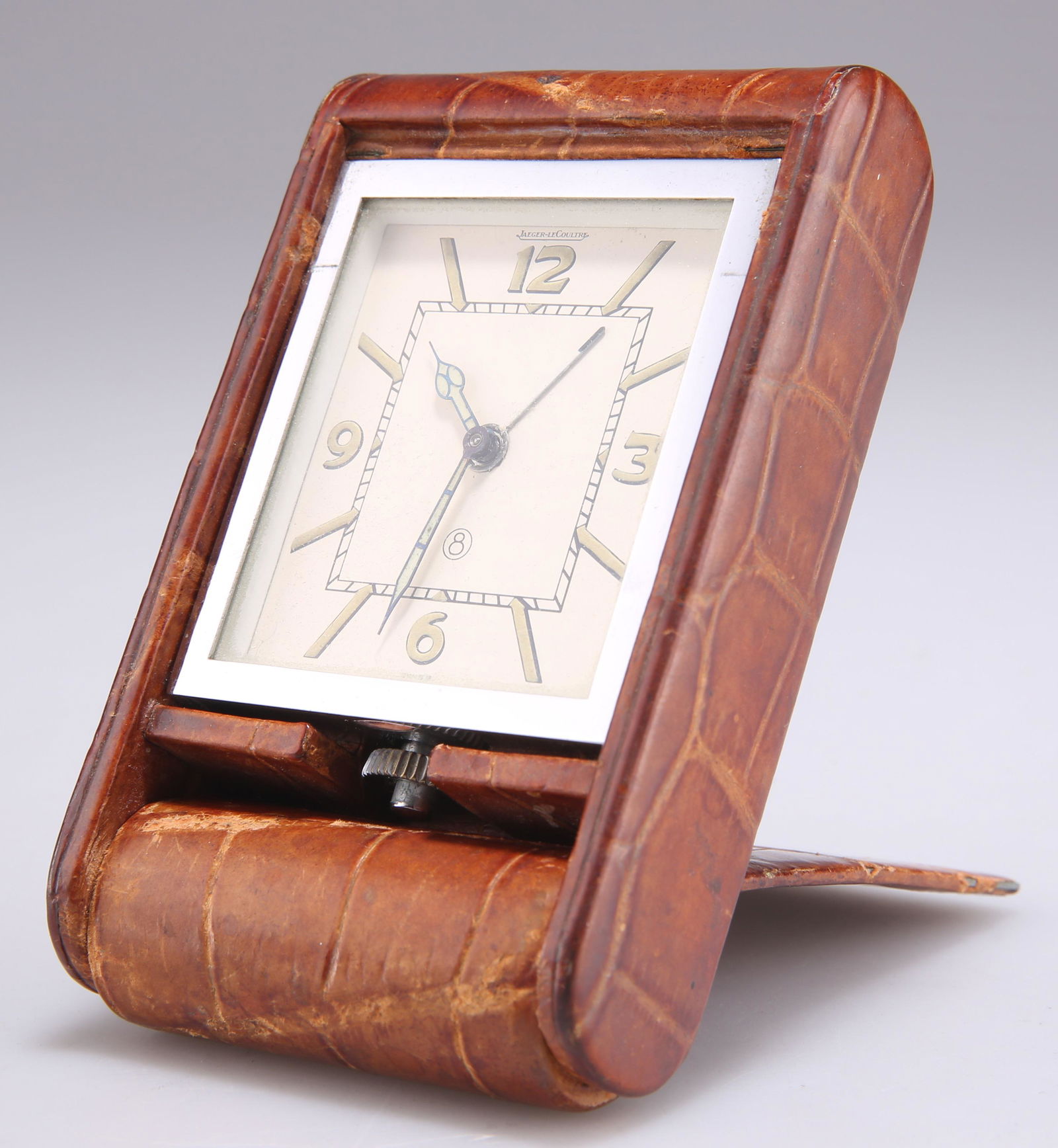 A JAEGER-LE-COULTRE TRAVEL CLOCK (1 of 2)