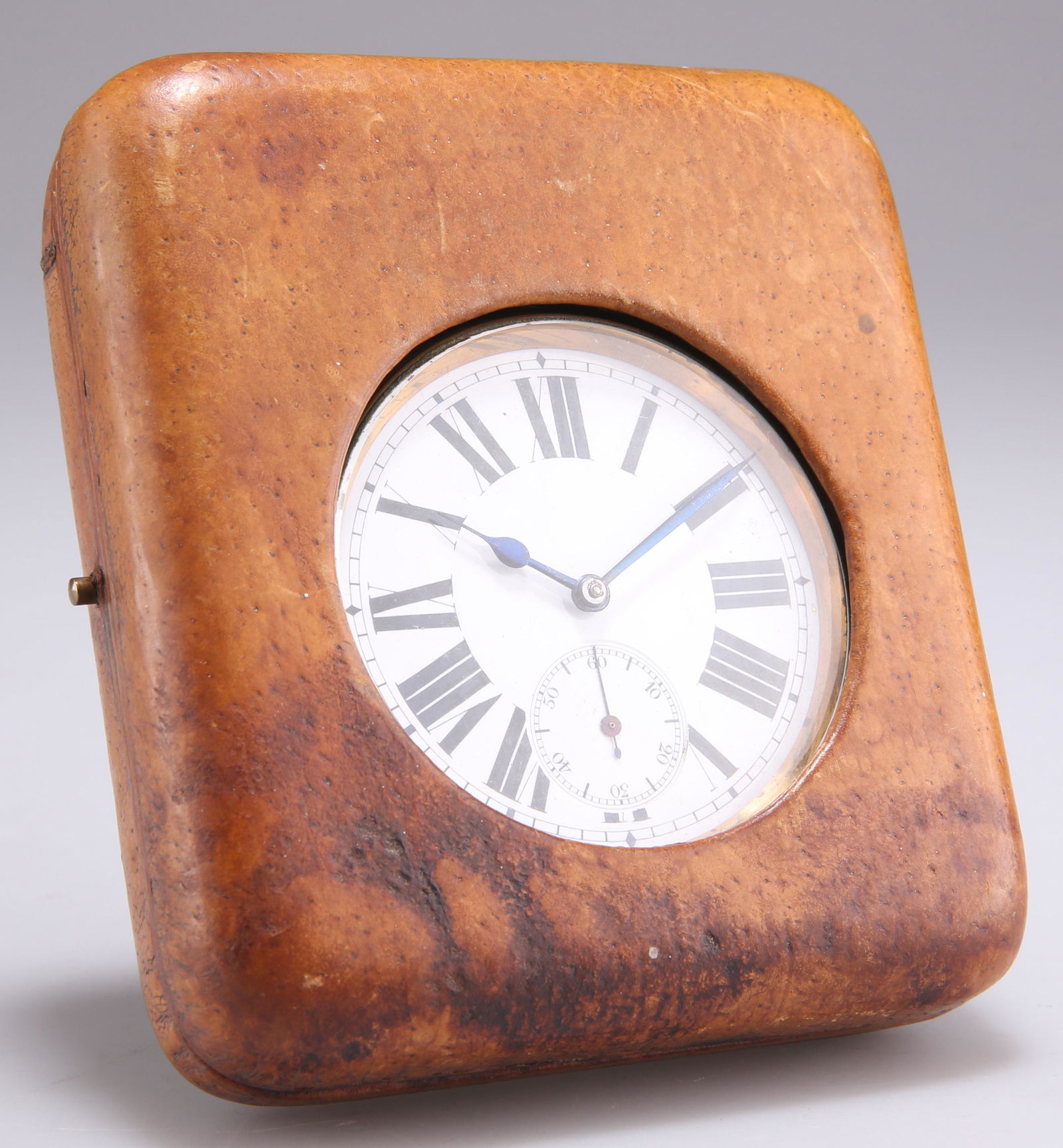 A LARGE NICKEL-CASED POCKET WATCH (1 of 2)