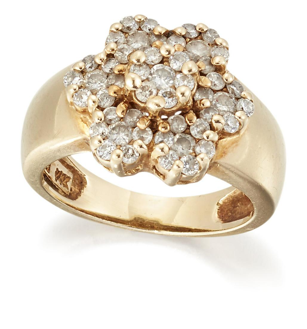 A DIAMOND CLUSTER RING (1 of 1)