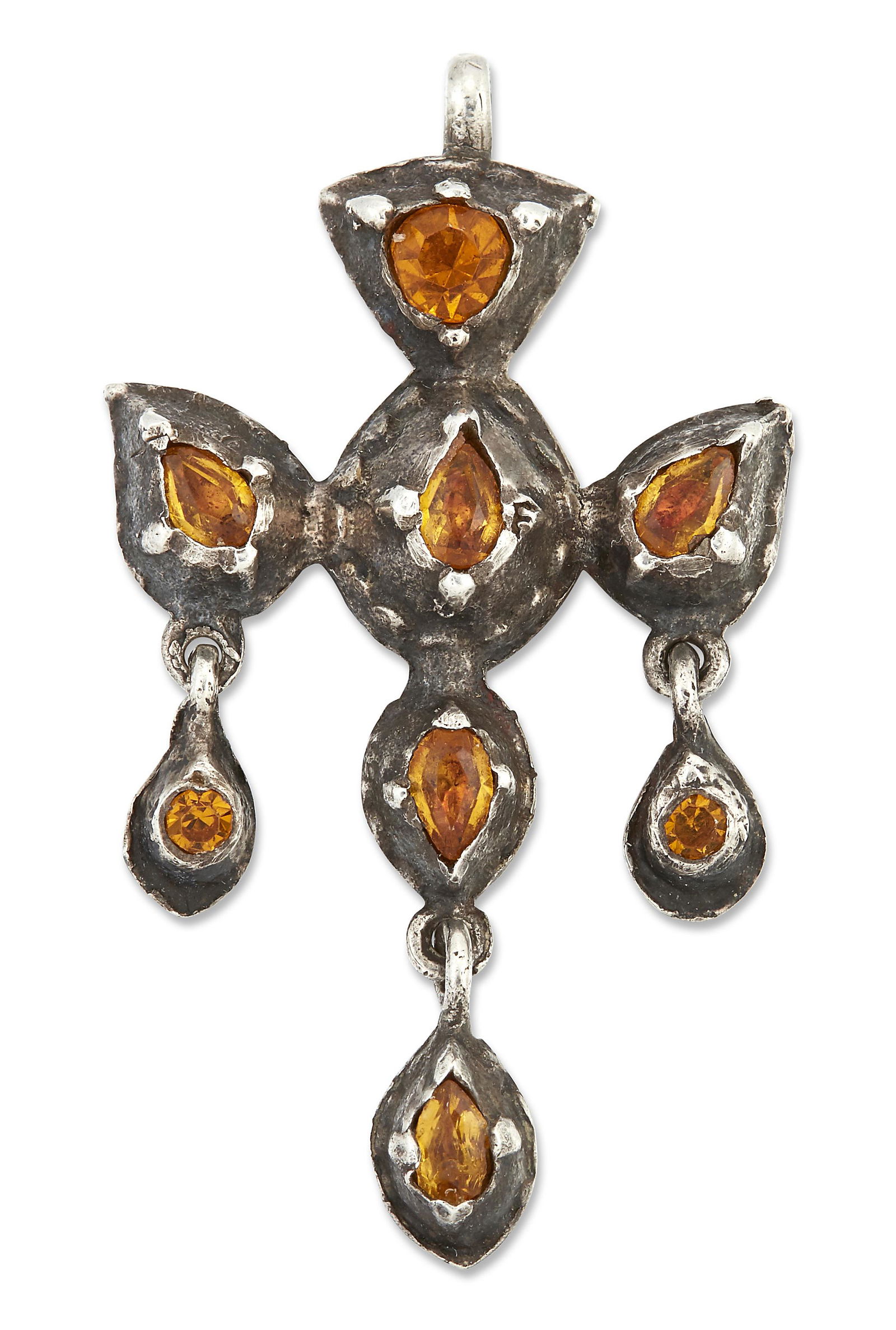 AN EARLY 19TH CENTURY PASTE CROSS PENDANT (1 of 1)