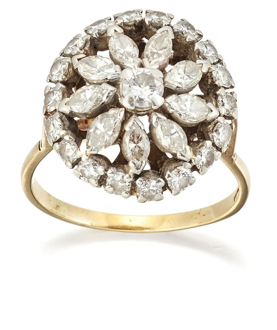 A DIAMOND CLUSTER RING (1 of 1)