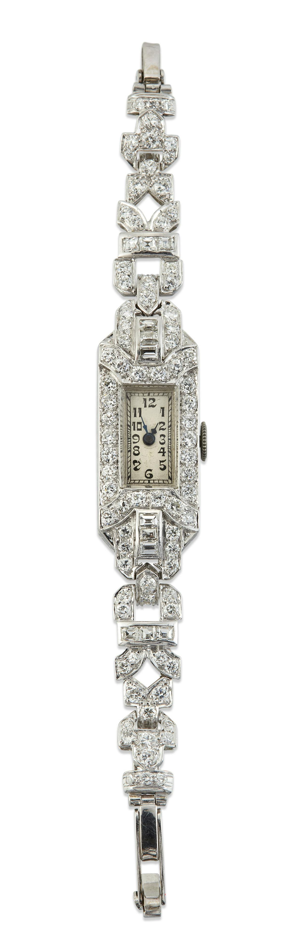 A DIAMOND COCKTAIL WATCH (1 of 1)