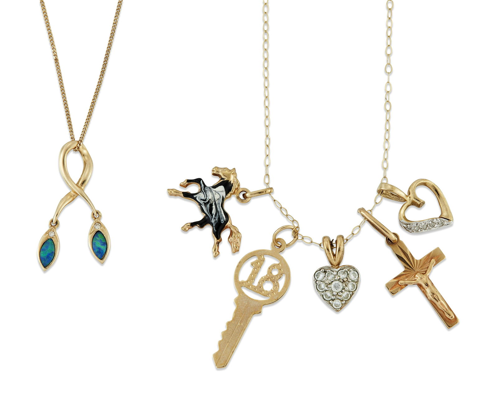 TWO PENDANT NECKLACES (1 of 1)