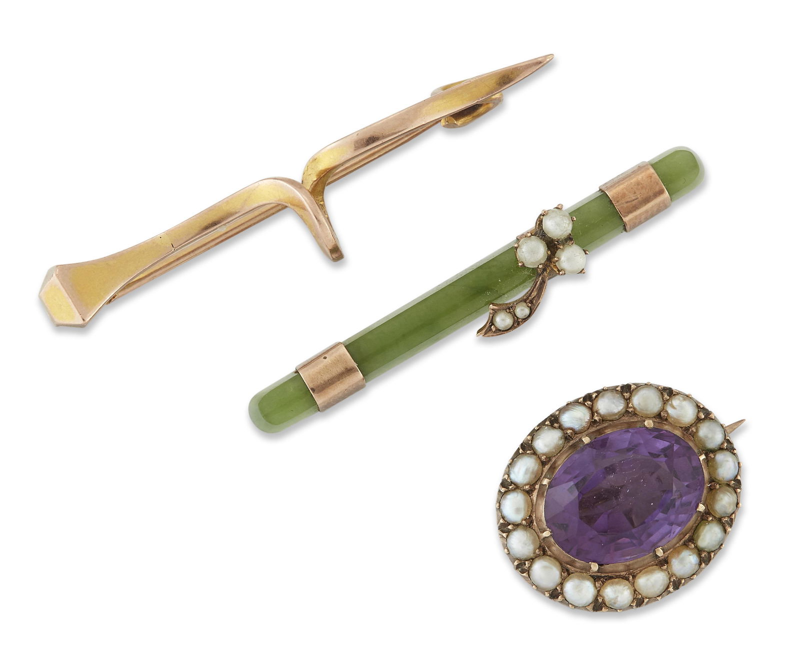 THREE VICTORIAN BROOCHES (1 of 1)