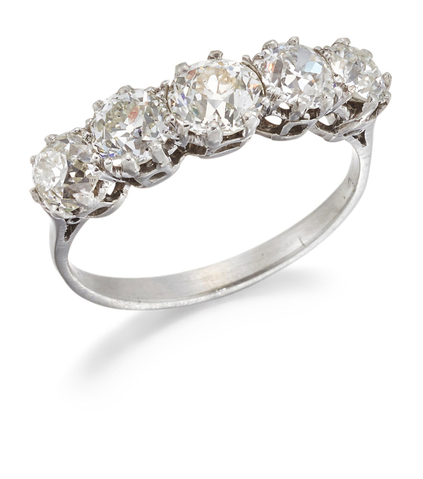 A DIAMOND FIVE STONE RING (1 of 1)