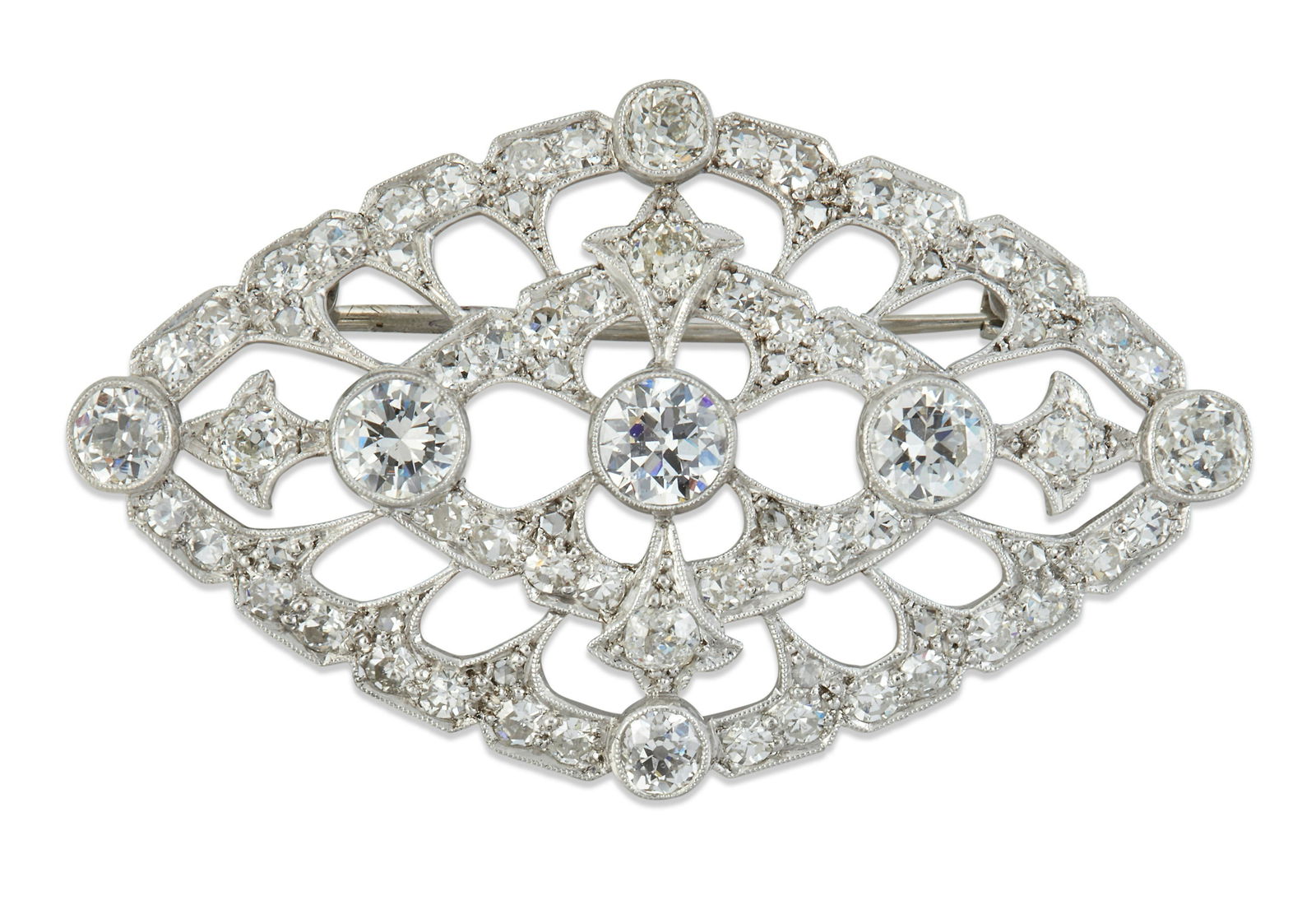 AN EARLY 20TH CENTURY PLAQUE BROOCH (1 of 1)