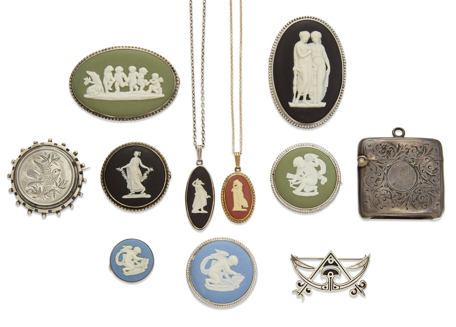 WEDGWOOD SILVER JEWELLERY AND OTHER SILVER JEWELLERY (1 of 1)