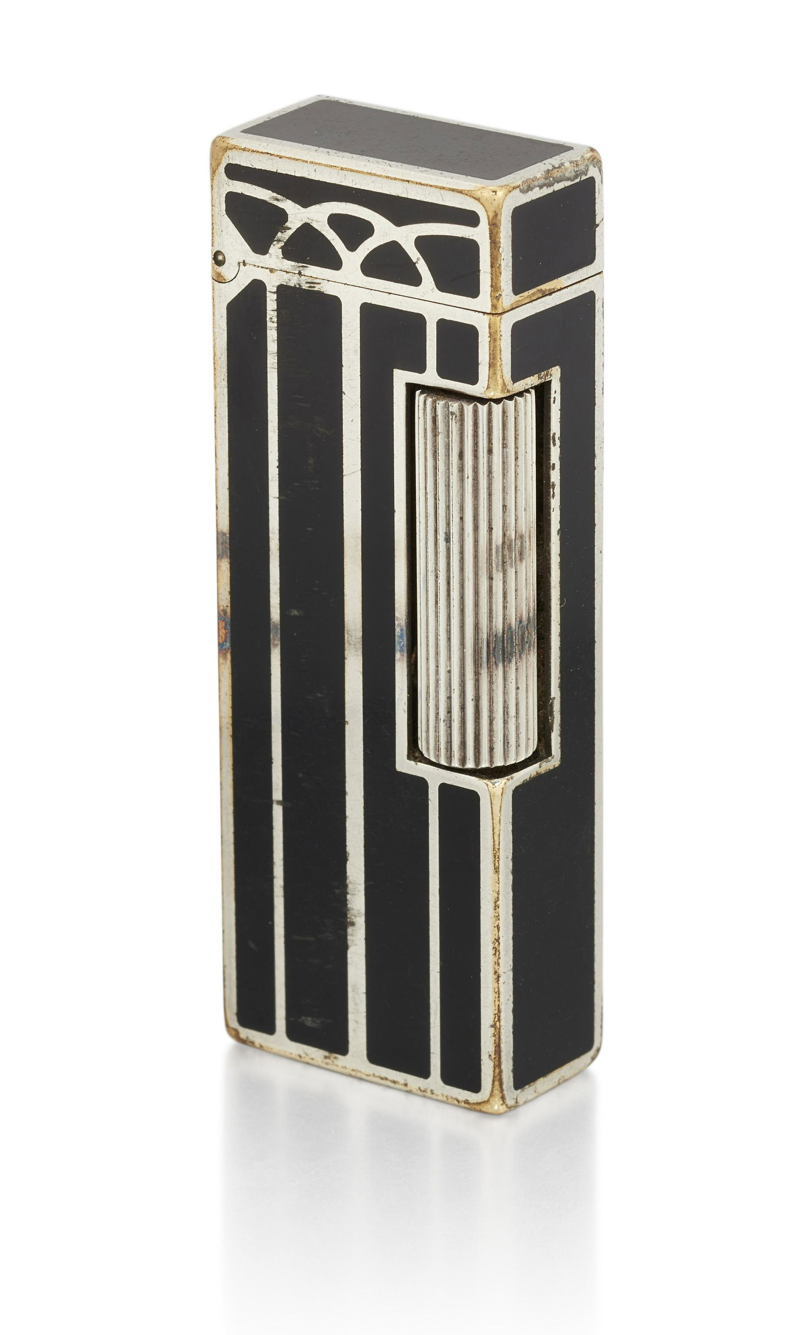 A DUNHILL ROLLAGAS ENAMELLED CIGARETTE LIGHTER (1 of 1)