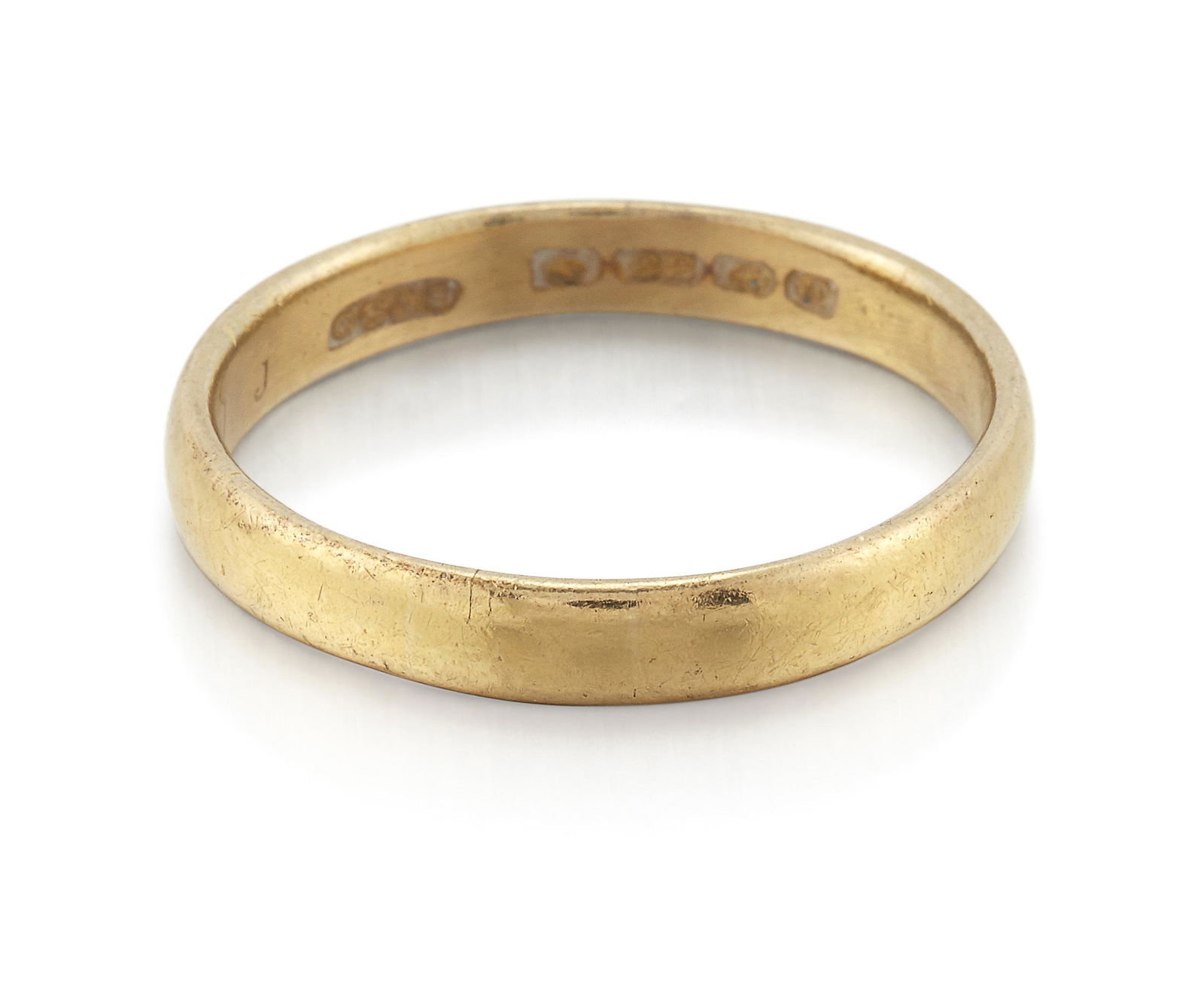 A 22 CARAT GOLD BAND RING (1 of 1)